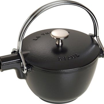 Cast Iron Teapot, Black