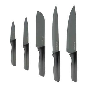 Twilight 6 Piece Knife Block , Multi