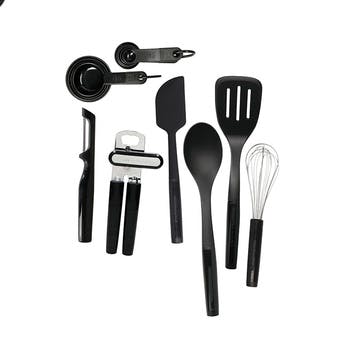 Universal 8 Piece Tools & Gadget Set, Black