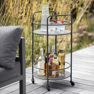 Rive Droite Drinks Trolley, Carbon