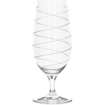 Cheers Set of 4 Craft Beer Glasses, Clear