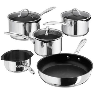 7000 5-Piece Non-Stick Draining Saucepan Set