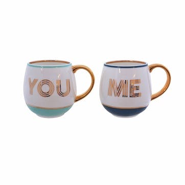You & Me Library Mug Set