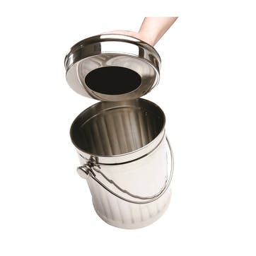 Deluxe Stainless Steel Compost Pail, 4.4l