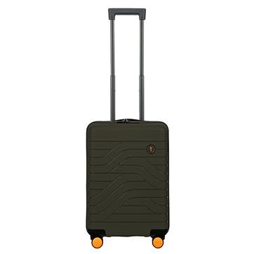 Ulisse expandable trolley suitcase 55cm, Olive