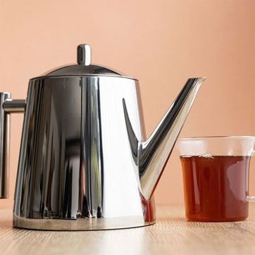 Stainless Steel Infuser Teapot 8 Cup, Stainless Steel
