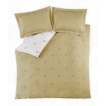 ZSL Giraffe King Size Duvet Set, Mustard