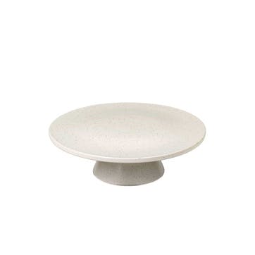 Nordic Vanilla Cake Plate D30cm, Off White