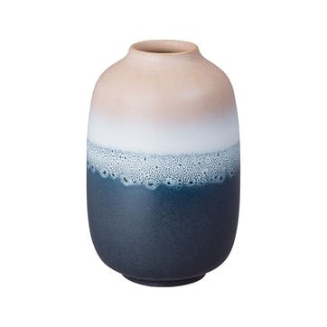 Minerals Blush Small Barrel Vase H18cm, Blush