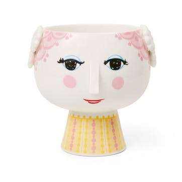 Eva Flower Pot H14.5cm, Pink