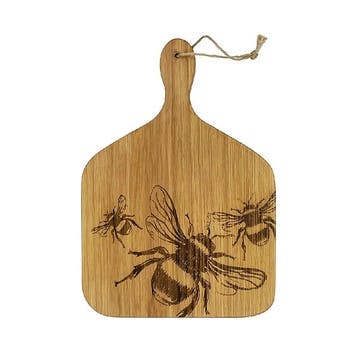 Bee Medium Oak Hanging Paddle L35 x W25cm
