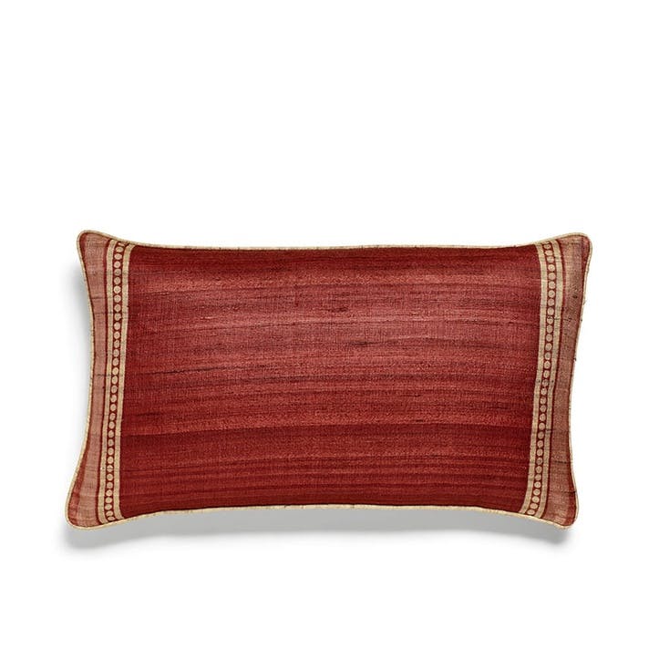 Longshan Cushion Cover L60 x W35cm, Blood Orange