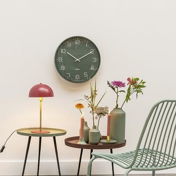 Lofty Wall Clock D40cm, Green