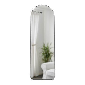 Hubba Arched Leaning Mirror 51 x 157cm, Titanium