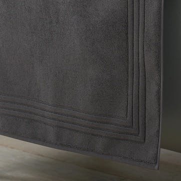 Egyptian Cotton Bath Mat, Large, Slate