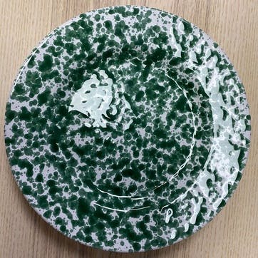 Splatter Side Plate D19cm, Green