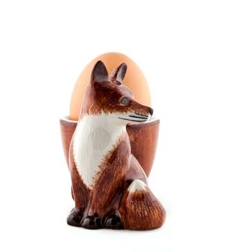 Fox Egg Cup, H8cm, Orange