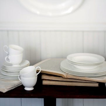 White Large Oval Platter, 35cm