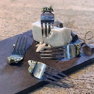 Mouse Cheese Marker Set, Silver
