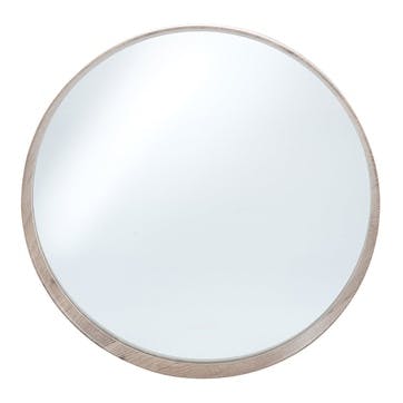 Arlo Round Mirror, 74cm, Natural