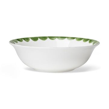 Scallop Cereal Bowl D16cm, Green