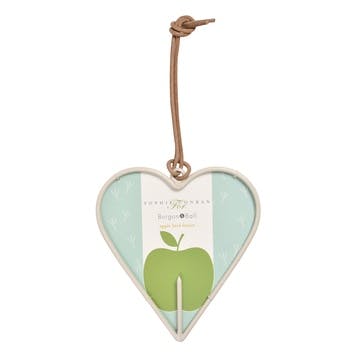 Apple Bird Feeder, Heart