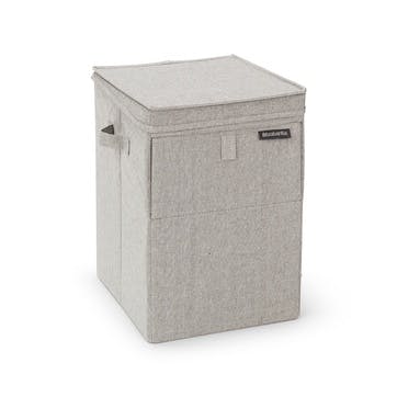 Stackable Laundry Box, 35 Litre, Grey