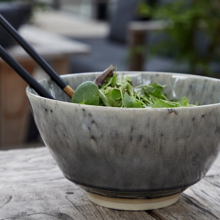 Madeira Grey Serving Bowl