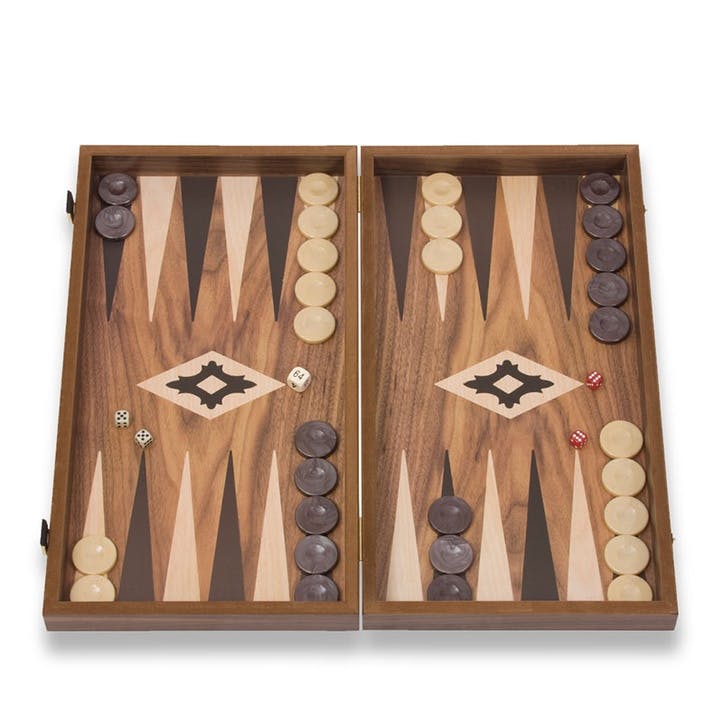 Walnut Backgammon Set