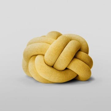 Knot Cushion, Yellow