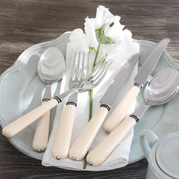 16 piece cutlery set, Oka, Ivory