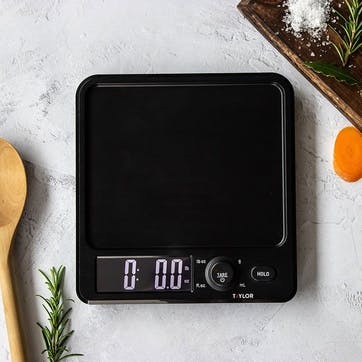 Antimicrobial Digital Dual Kitchen Scale 5KG, Black