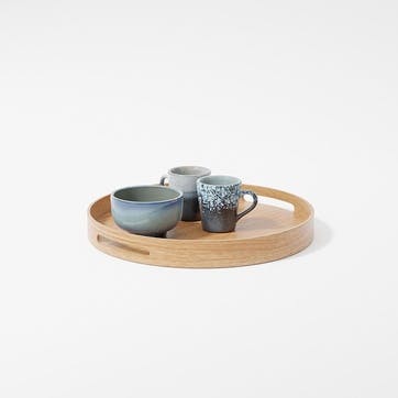 Busboy Round Tray D30cm, Oak