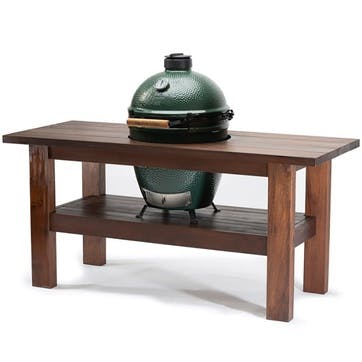 Premium Mahogany Table for XL Big Green Egg