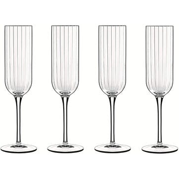 Bach set of 4 flute glasses 210ml