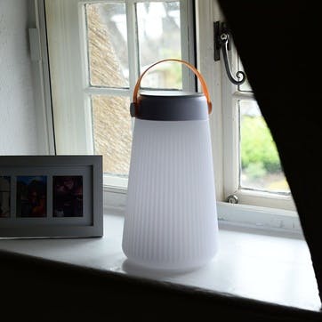 Let's Go Bluetooth Speaker Lantern, White