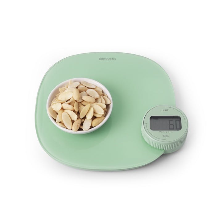 Tasty+ WindUp Digital Kitchen Scales, Jade Green