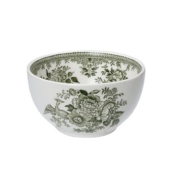 Asiatic Pheasant Footed Bowl, D12cm, Green