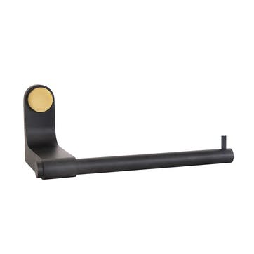 Adelphi Toilet Roll Holder, Black