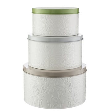 In The Forest Cake Tins, Set of 3