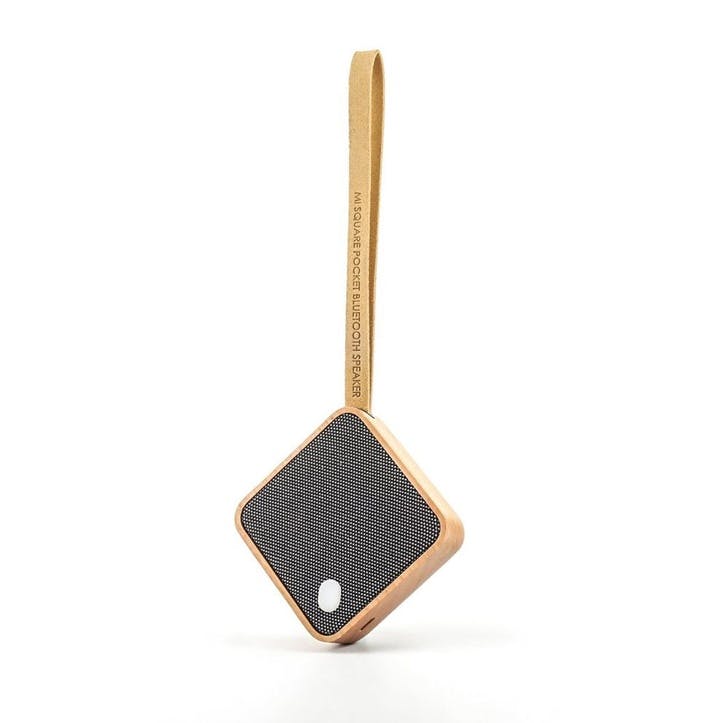 MI Square Bluetooth Pocket Speaker, Bamboo