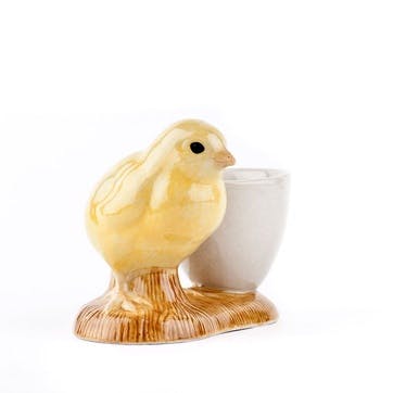 Yellow Chick Egg Cup, H8cm, Yellow