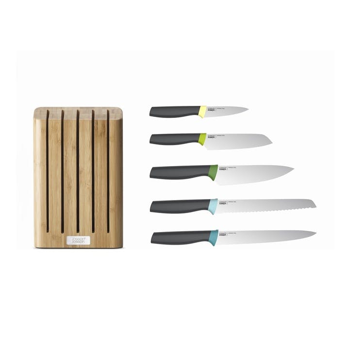 Elevate 5-Piece Bamboo Knife Block