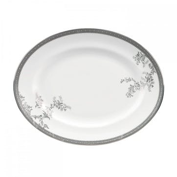 Lace Platinum Dish, Oval