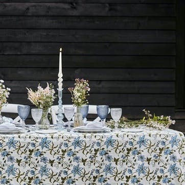 Allegra Tablecloth, 145 x 310cm, Blue