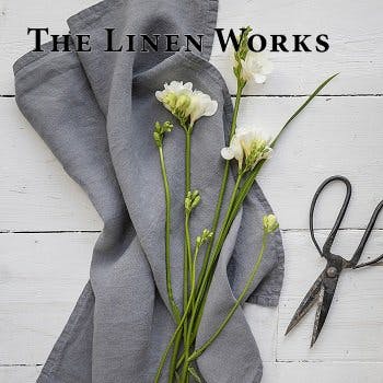 The Linen Works LP Square w. Logo