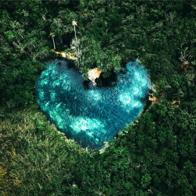 tulum-mexico-heart-shape-lake