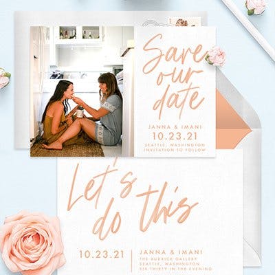 greenvelope floral save the date