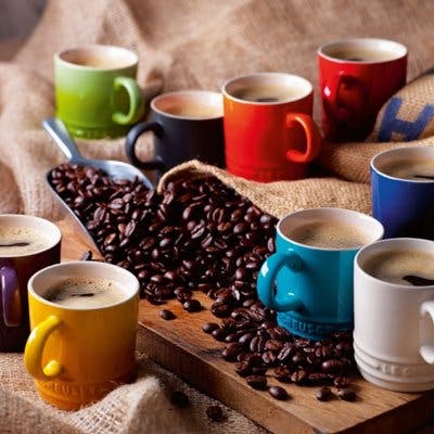 le creuset espresso mugs