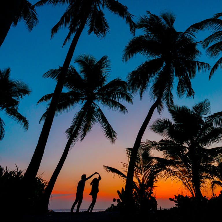 maldives golden hour sunset secure your honeymoon cash fund online